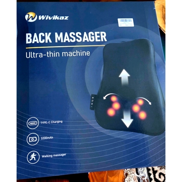 Walking Full Back Massager with Heat,Rechargeable Cordless Back Massager. - Picture 6 of 10